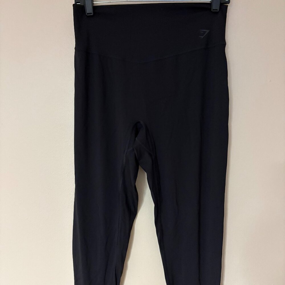 Gymshark Black Cropped Leggings — Women’s XL - #12